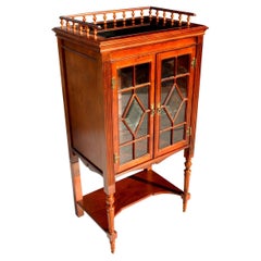 Antique Regency Style Bar Cabinet