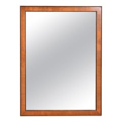 Vintage Regency Style Mahogany and Ebonized Wall Mirror, Circa 1940s