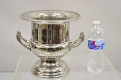 Vintage Regency Style Silver Plated Trophy Cup Champagne Chiller Ice Bucket