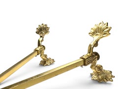 Vintage Regency Style Solid Brass Adjustable Centerpiece Trivet Stand.