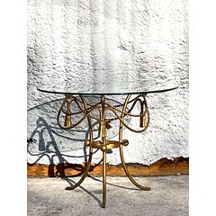 Vintage Regency Swag and Tassel Side Table