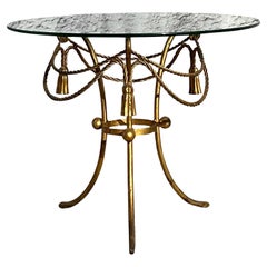 Vintage Regency Swag and Tassel Side Table