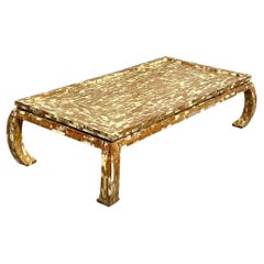 Vintage Regency Tessellated Horn Ming Coffee Table