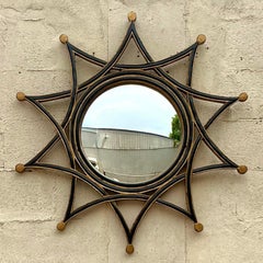 Vintage Regency Theodore Alexander Star Mirror