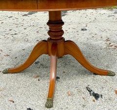 Vintage Regency Three Legged Marquis Center Hall Table