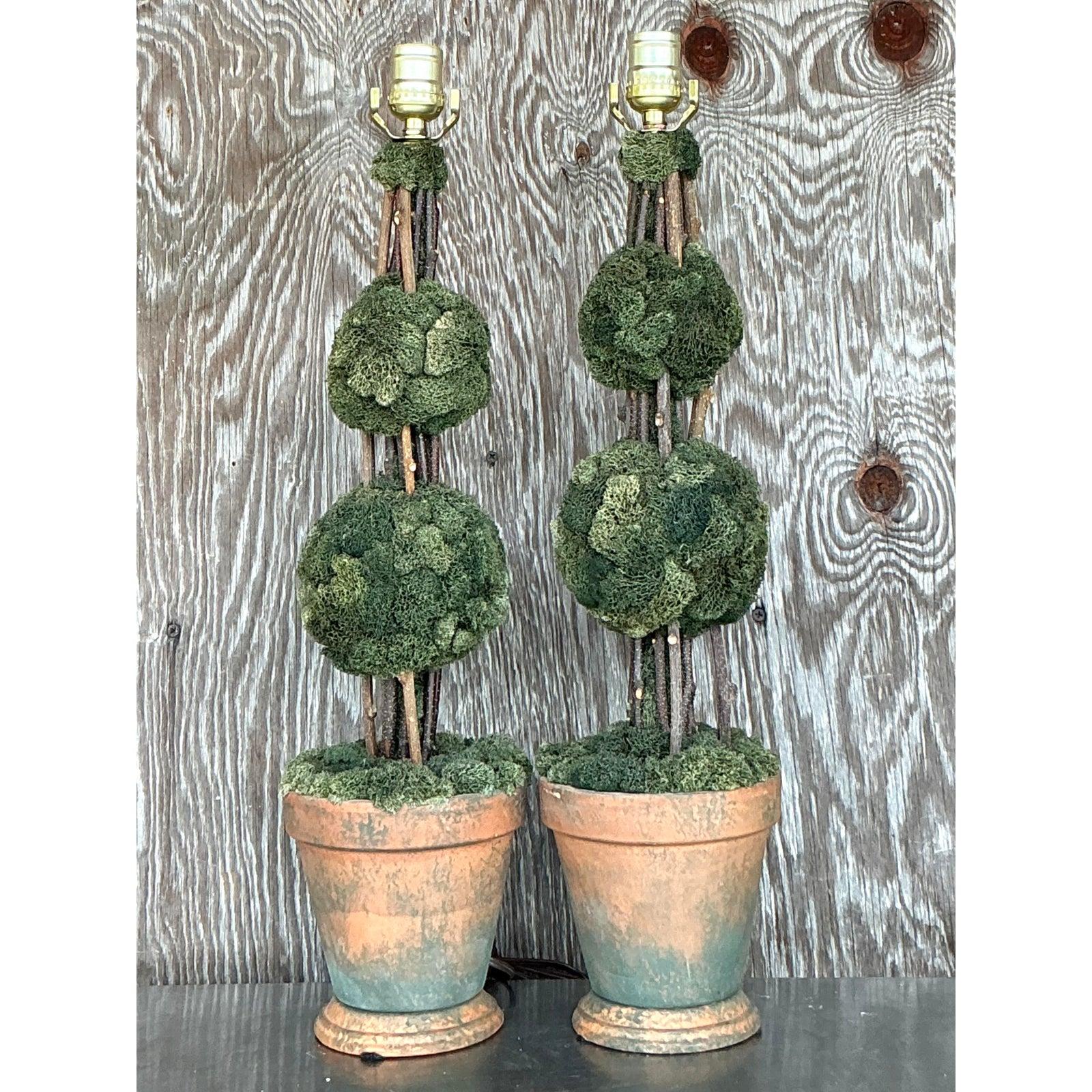 Lámparas Topiarias Vintage Regency - Pareja en venta 3