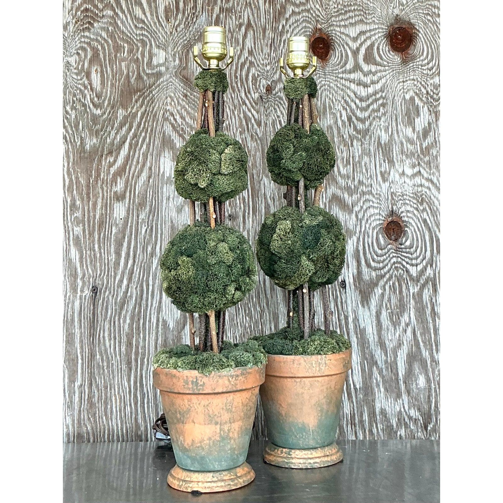 Lámparas Topiarias Vintage Regency - Pareja en venta 1