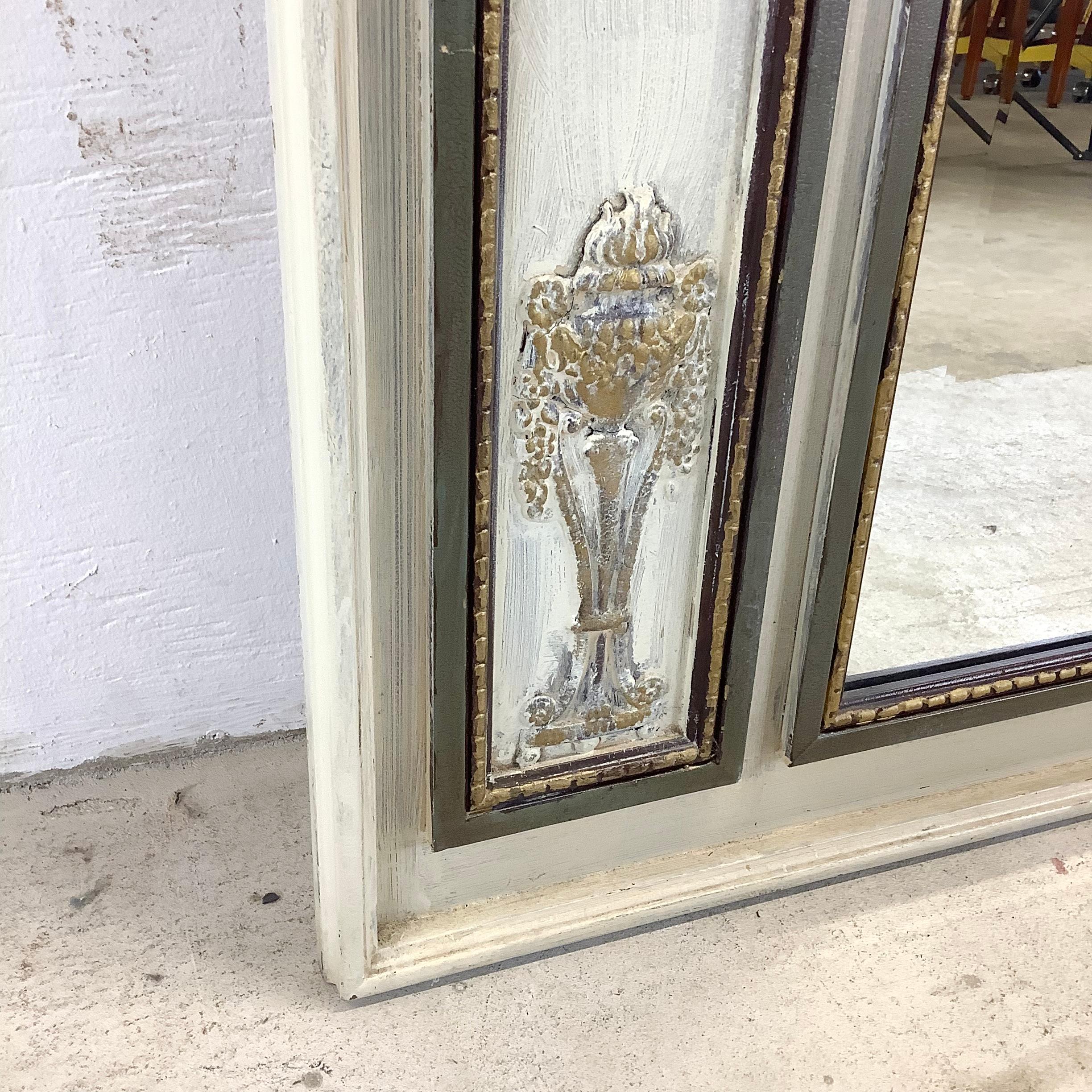 Vintage Regency Trumeau Mirror with Ornate Detailing 5