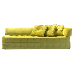 Used Regency Tufted Velvet Chaise Lounge