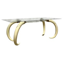 Mesa de comedor con pedestal Vintage Regency Tusk