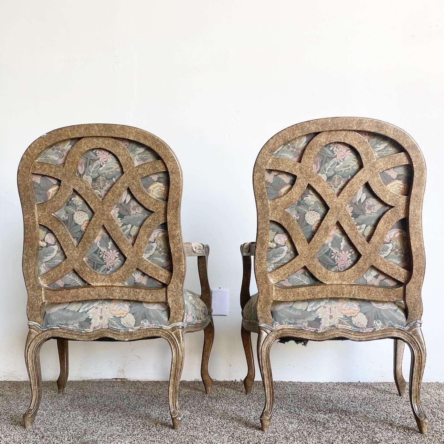 Poltrone imbottite vintage Regency - una coppia in vendita 3