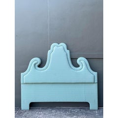 Vintage Regency Upholstered Queen Headboard