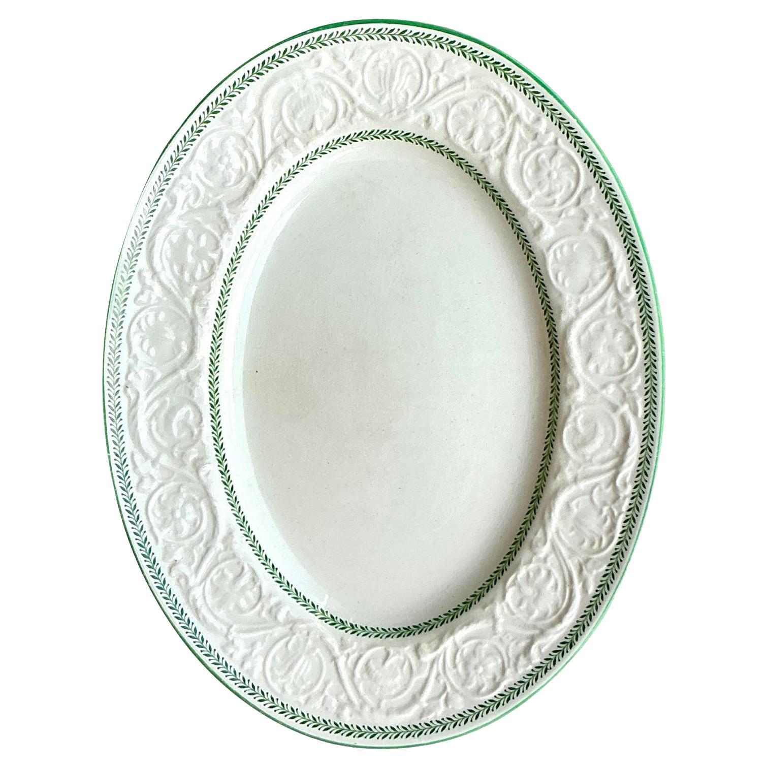 Piatto in ceramica d'epoca Regency Wedgwood Patrician in vendita