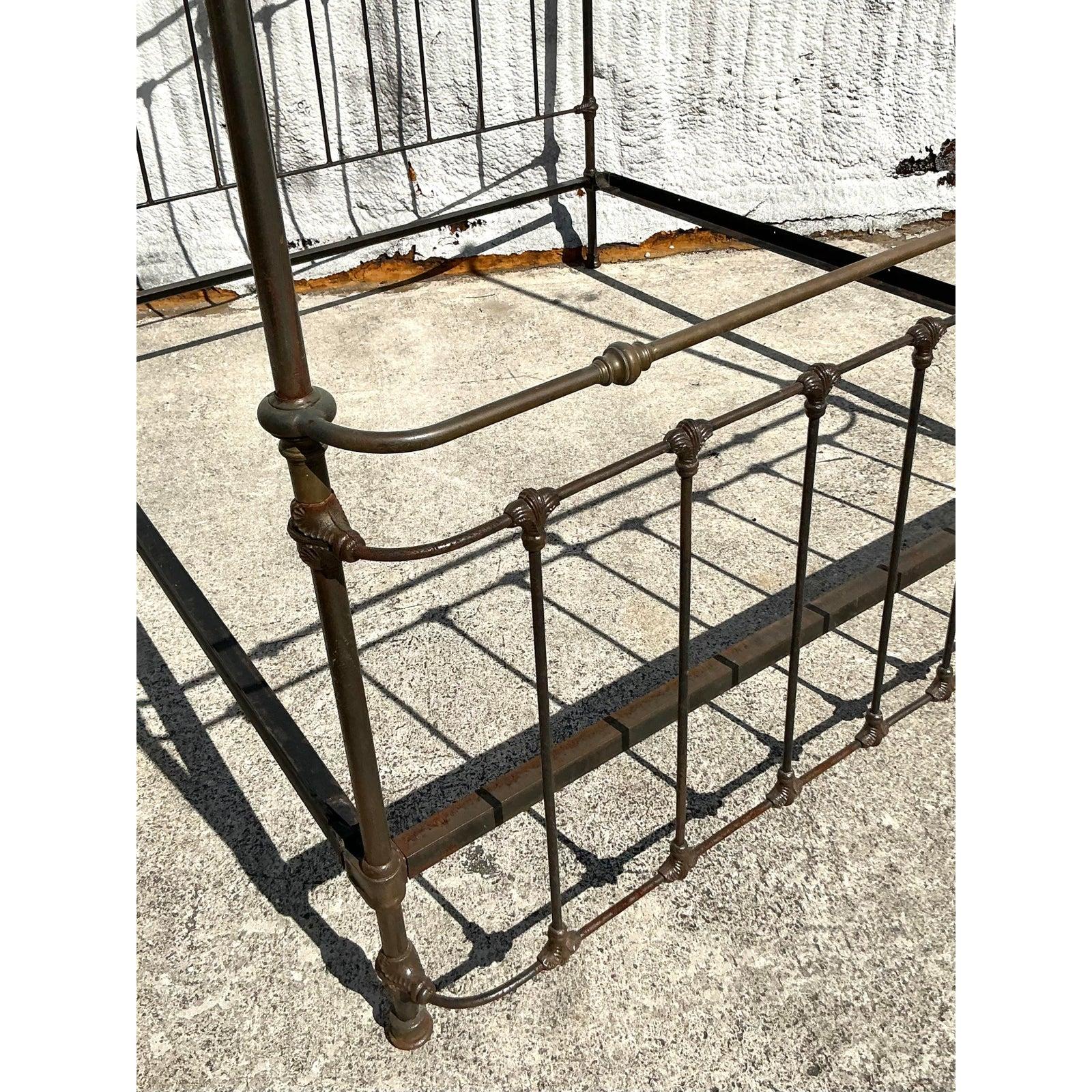 American Vintage Regency Wrought Iron King Size Bed