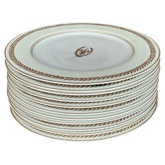 Vintage Regncy Homer Laughlin “Williamsburg Inn” Laurel Leaf China - Set of 12