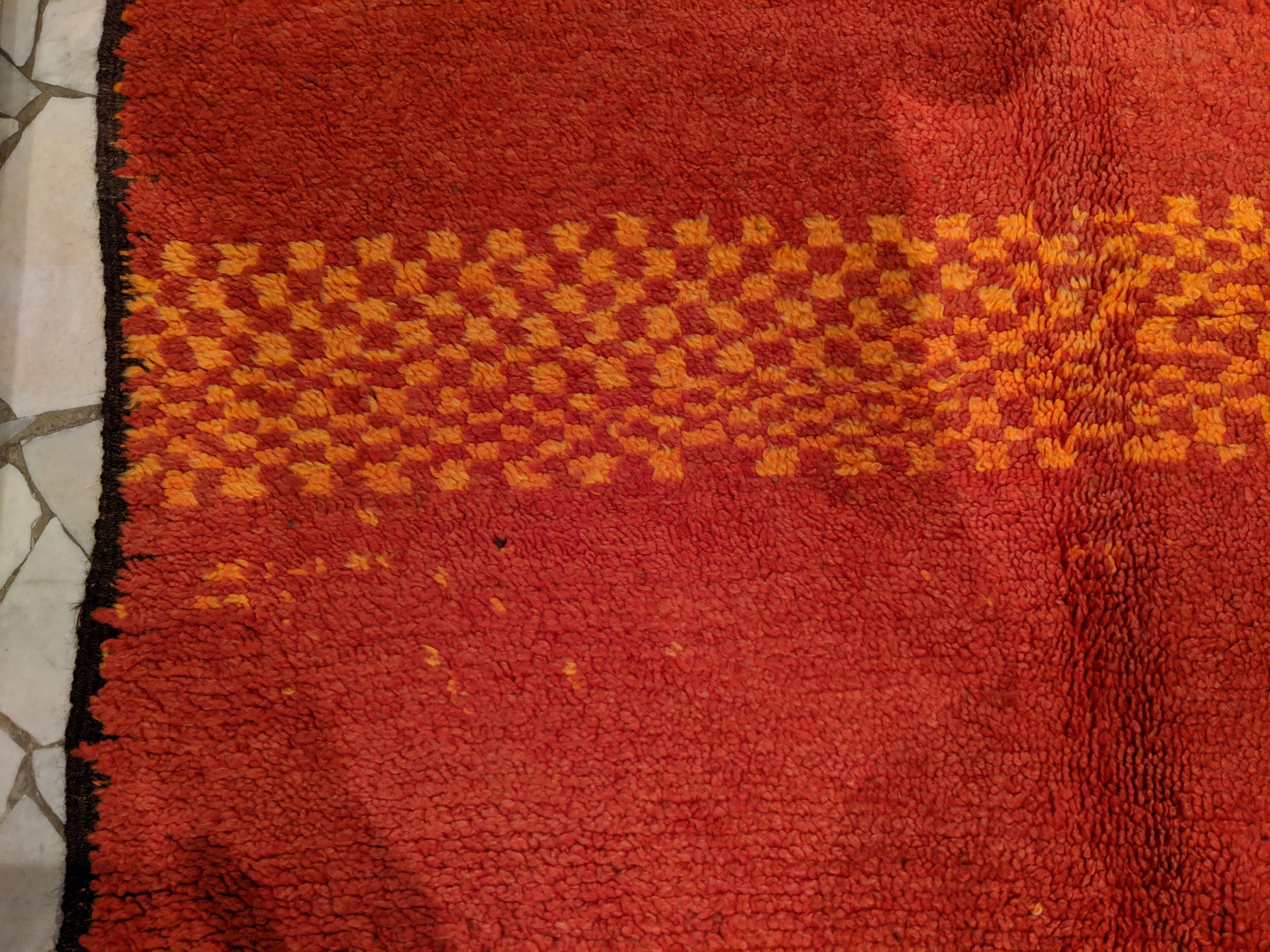 Vintage Rehamna Berber Carpet 7