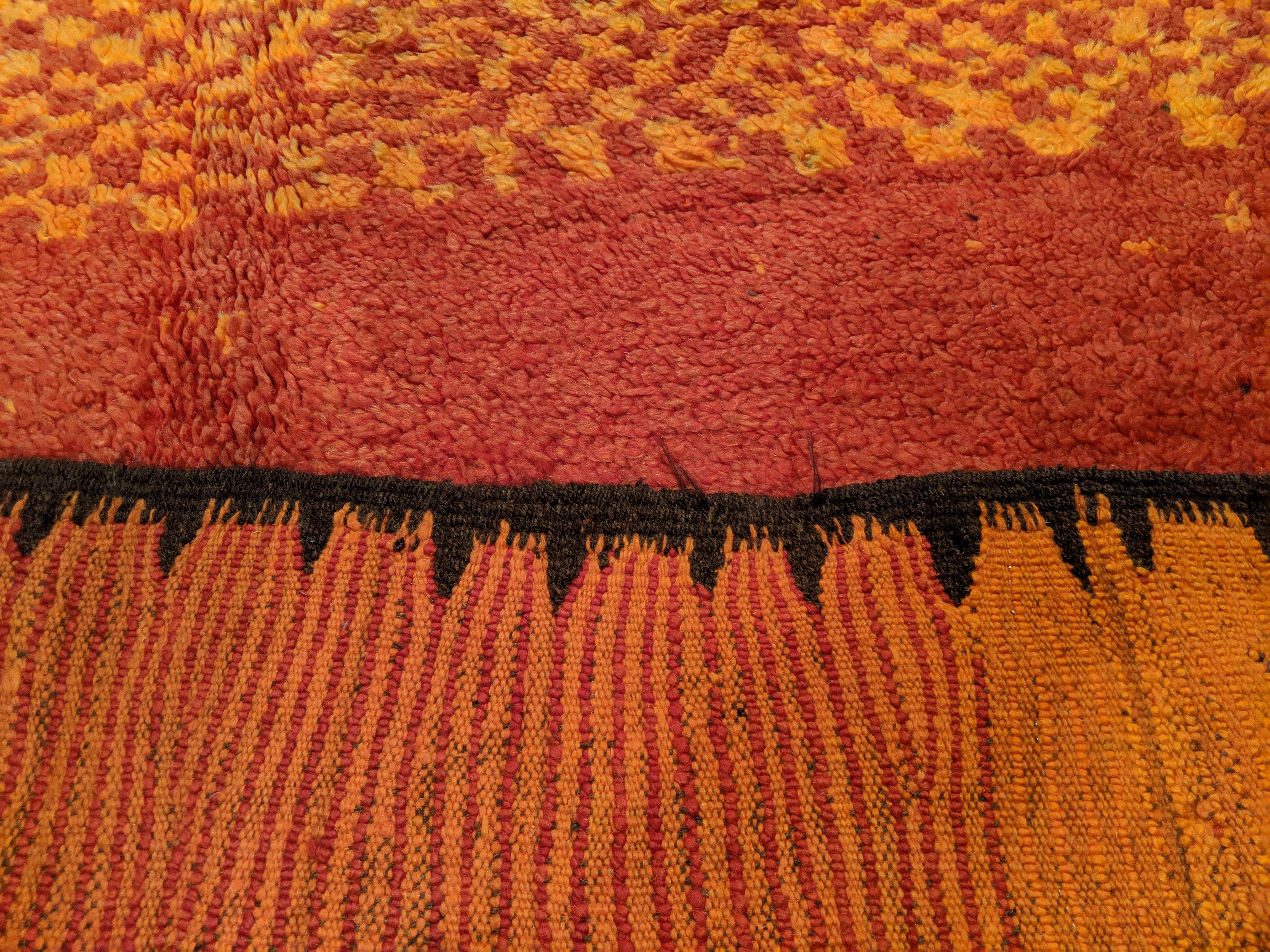 Vintage Rehamna Berber Carpet 8
