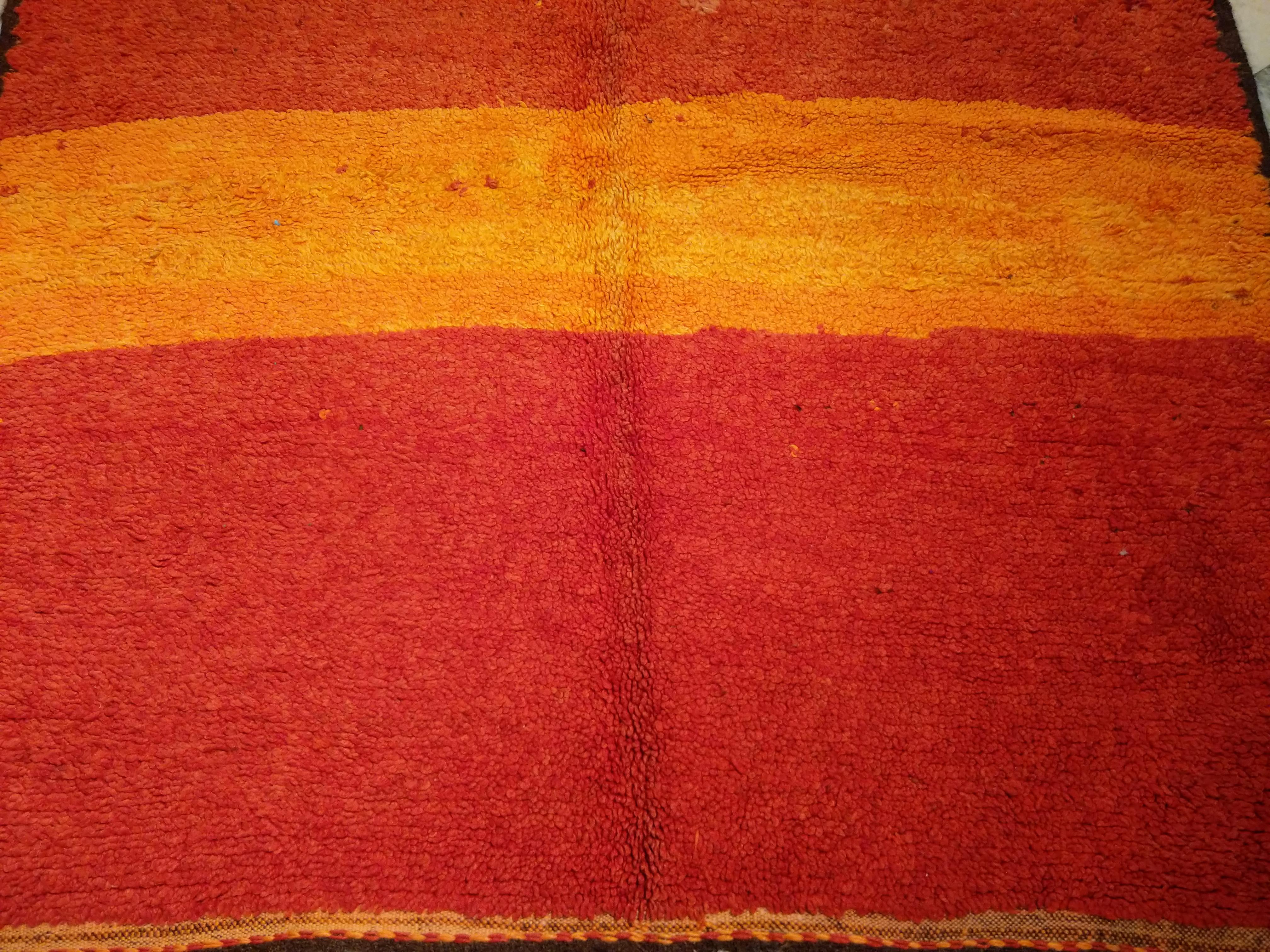 Tribal Vintage Rehamna Berber Carpet