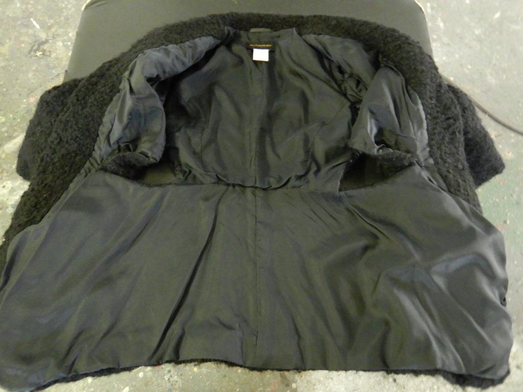 Vintage Rei Kawakubo Black Wool Coat For Sale 6