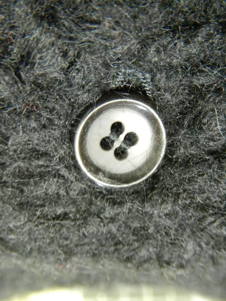 Rei Kawakubo Schwarzer Vintage-Wollmantel im Angebot 3