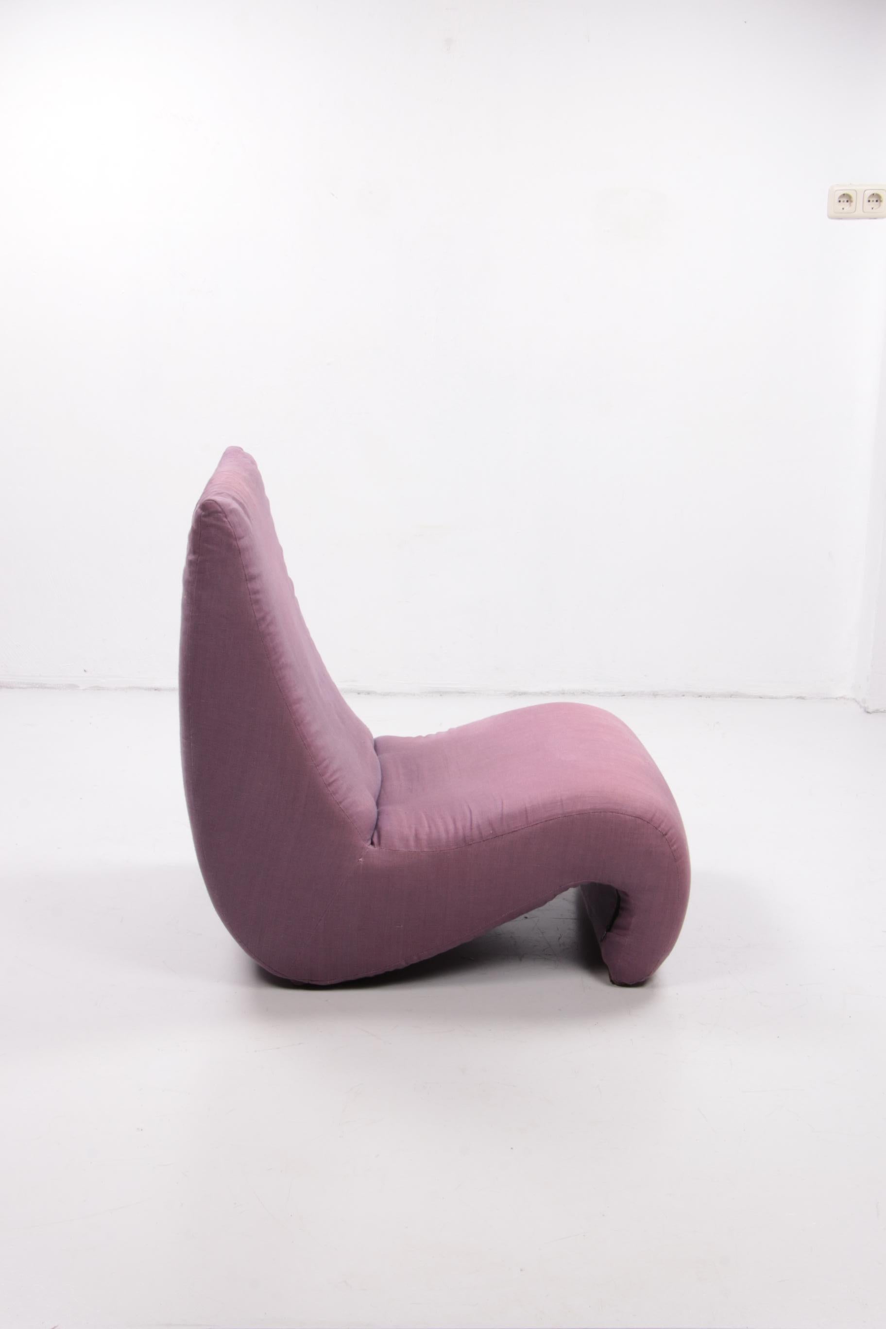 Late 20th Century Vintage Relax Armchair Design by Verner Panton Model Amoebe 1970