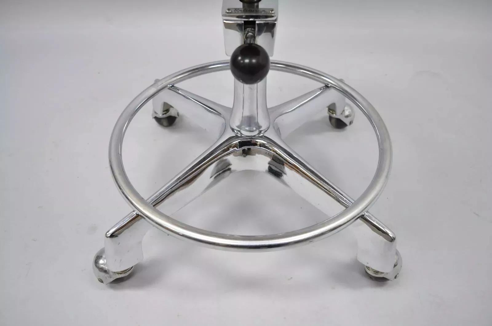 Unknown Vintage Reliance F&F Koenigkramer Medical Chair Dental Exam Stool Ophthalmic