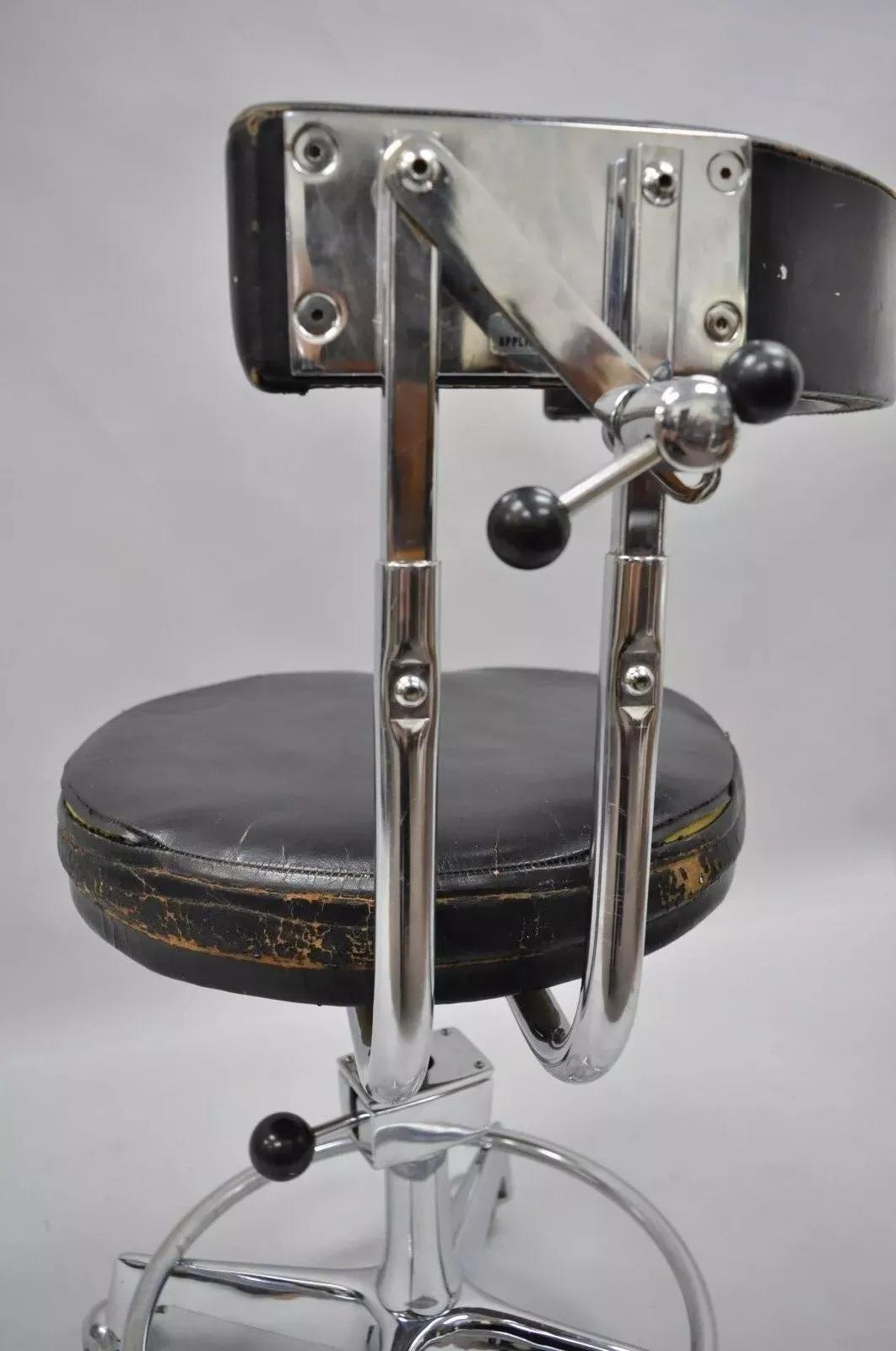 Vintage Reliance F&F Koenigkramer Medical Chair Dental Exam Stool Ophthalmic 2