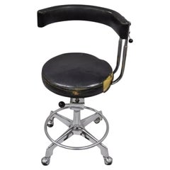 Vintage Reliance F&F Koenigkramer Medical Chair Dental Exam Stool Ophthalmic