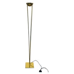 Used Relux of Milan Italy Brass
Halogen Torchiere Floor Lamp