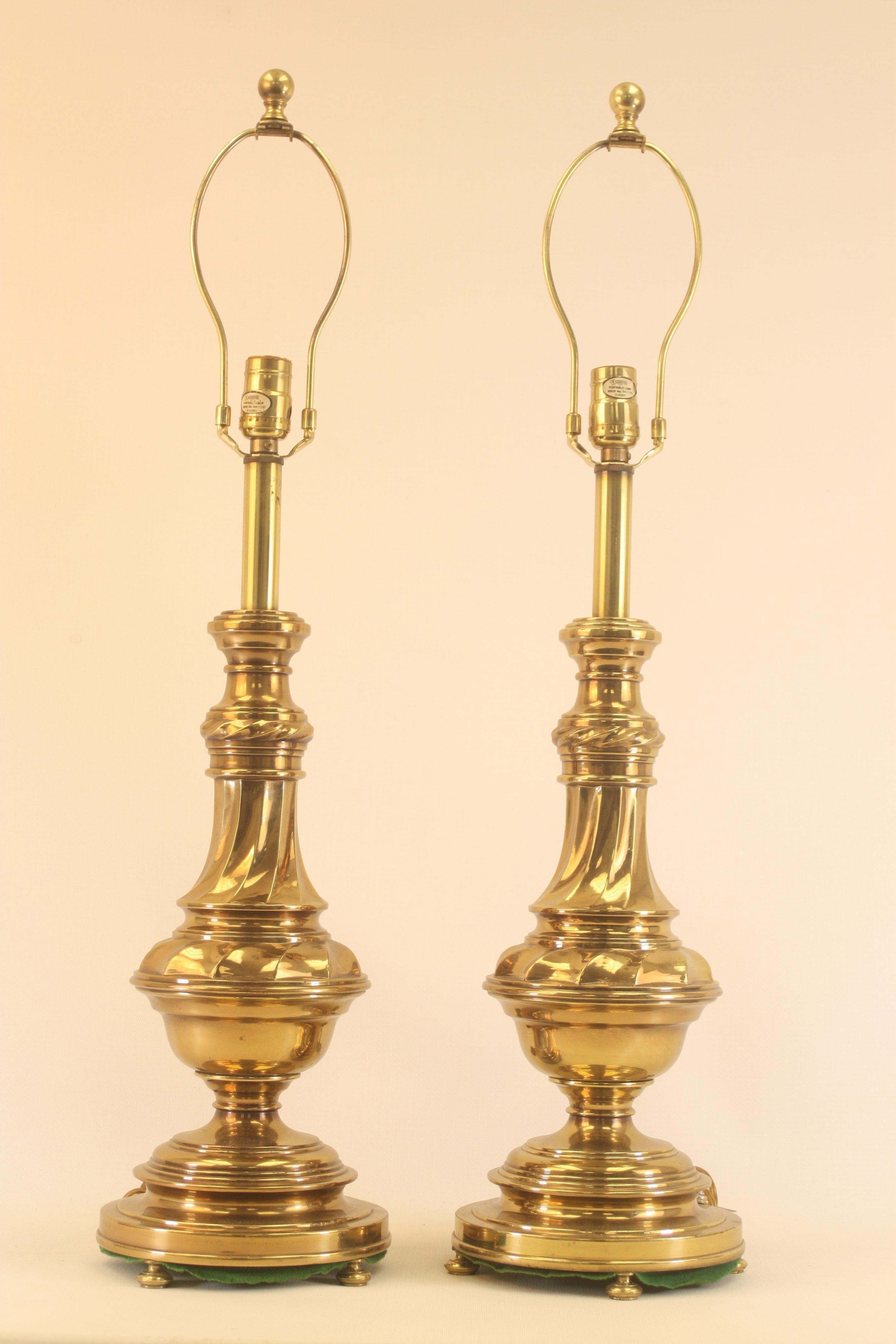 vintage brass lamps