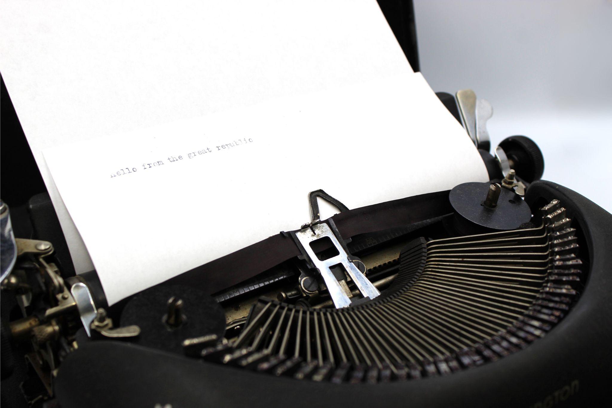 remington typewriter vintage