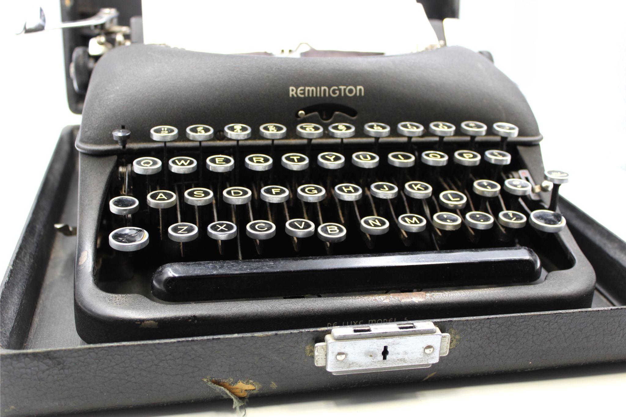 remington rand portable typewriter