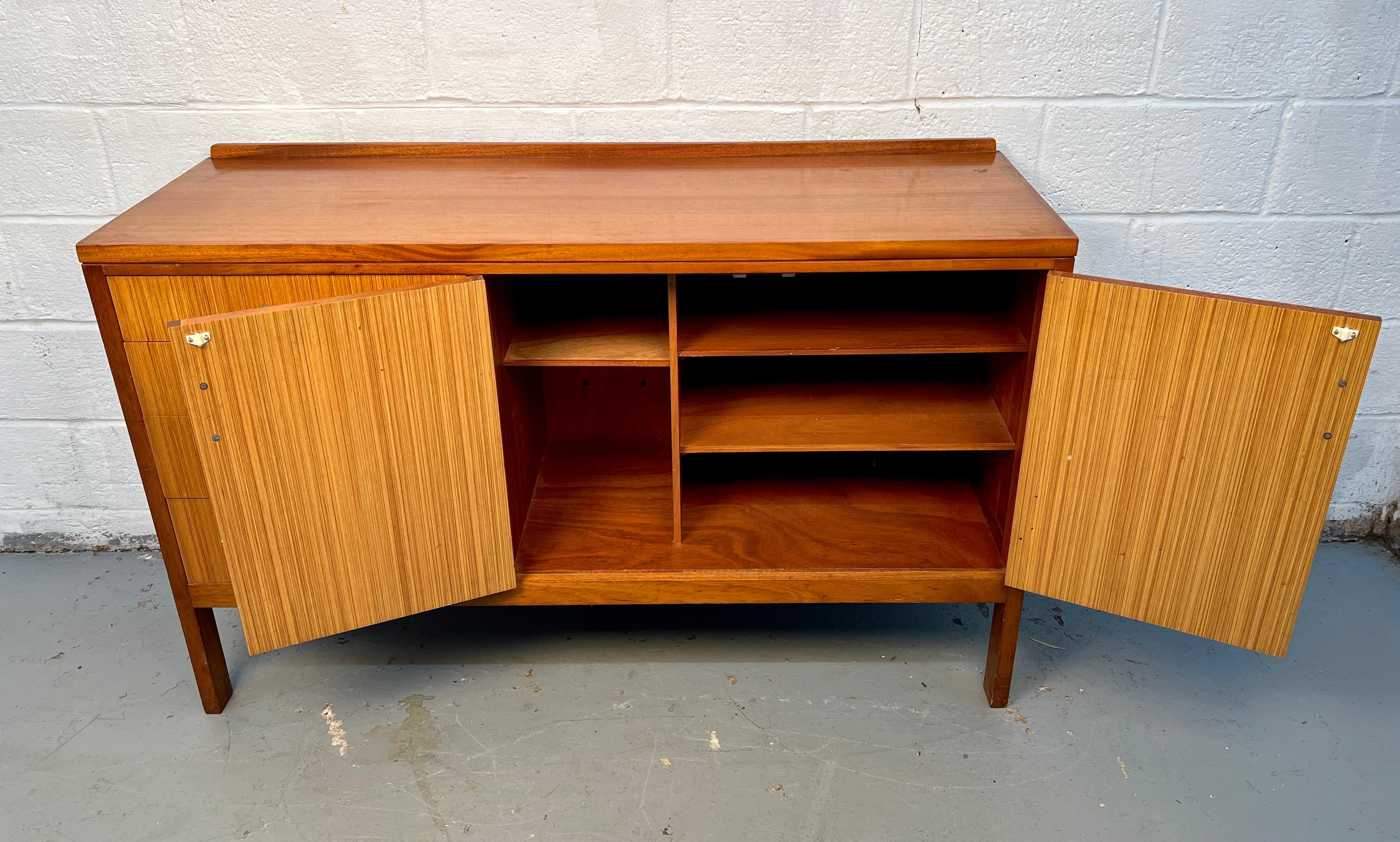 20th Century Vintage Remploy Military Stag Sideboard For Sale