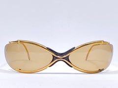 Vintage Renauld of France 1965 " The Bikini " Gold Spectaculars Sunglasses
