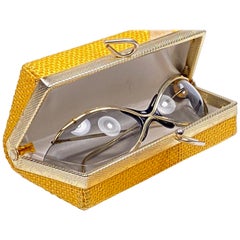 Vintage Renauld of France 1965 " The Bikini " Gold Spectaculars Sunglasses