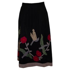 Vintage Rene Derhy Paris Decorated Skirt