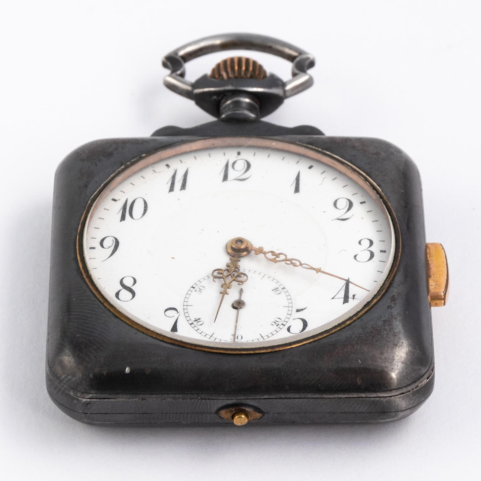 Art Deco Vintage Repeater Pocket Watch by A.B. Gorant
