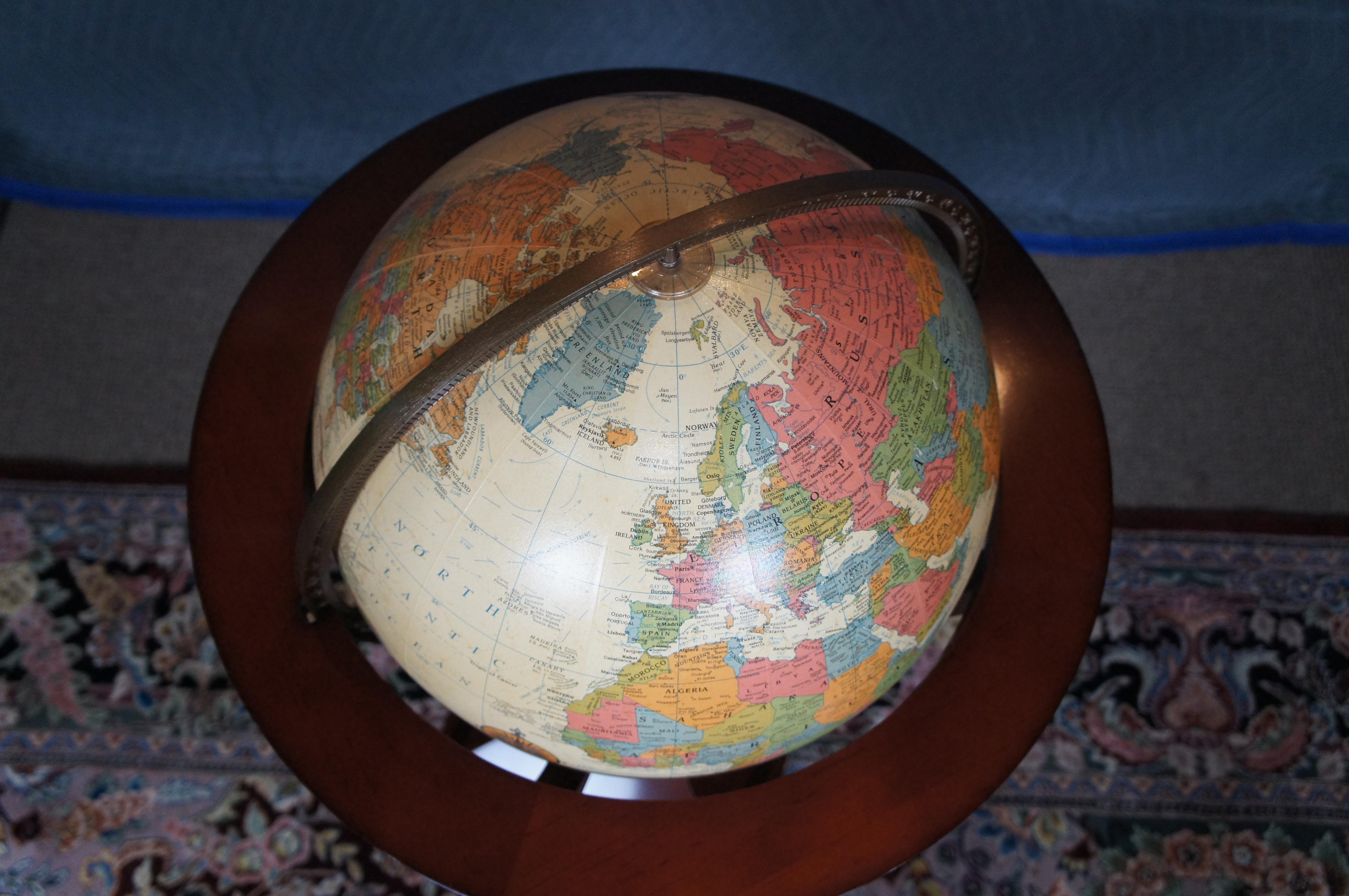 Hardwood Vintage Replogle Illuminated 16