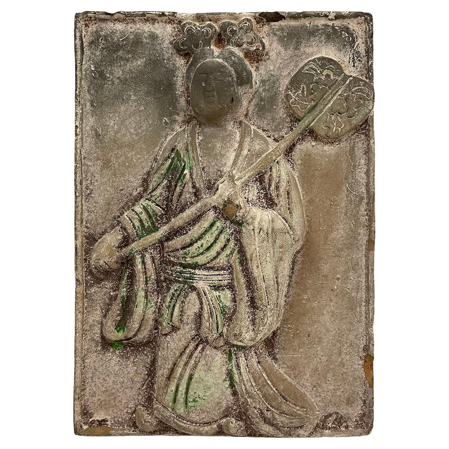 Riproduzione d'epoca del murale in argilla della Tang Dynasty cinese in vendita