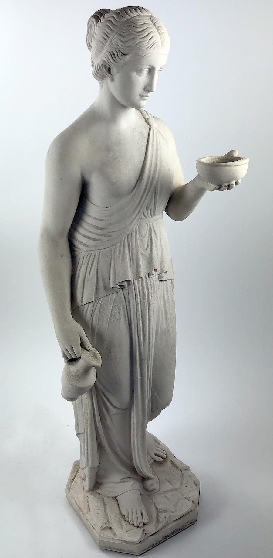 Reproduction vintage d'une statue antique de style Greco-Romain en vente 8