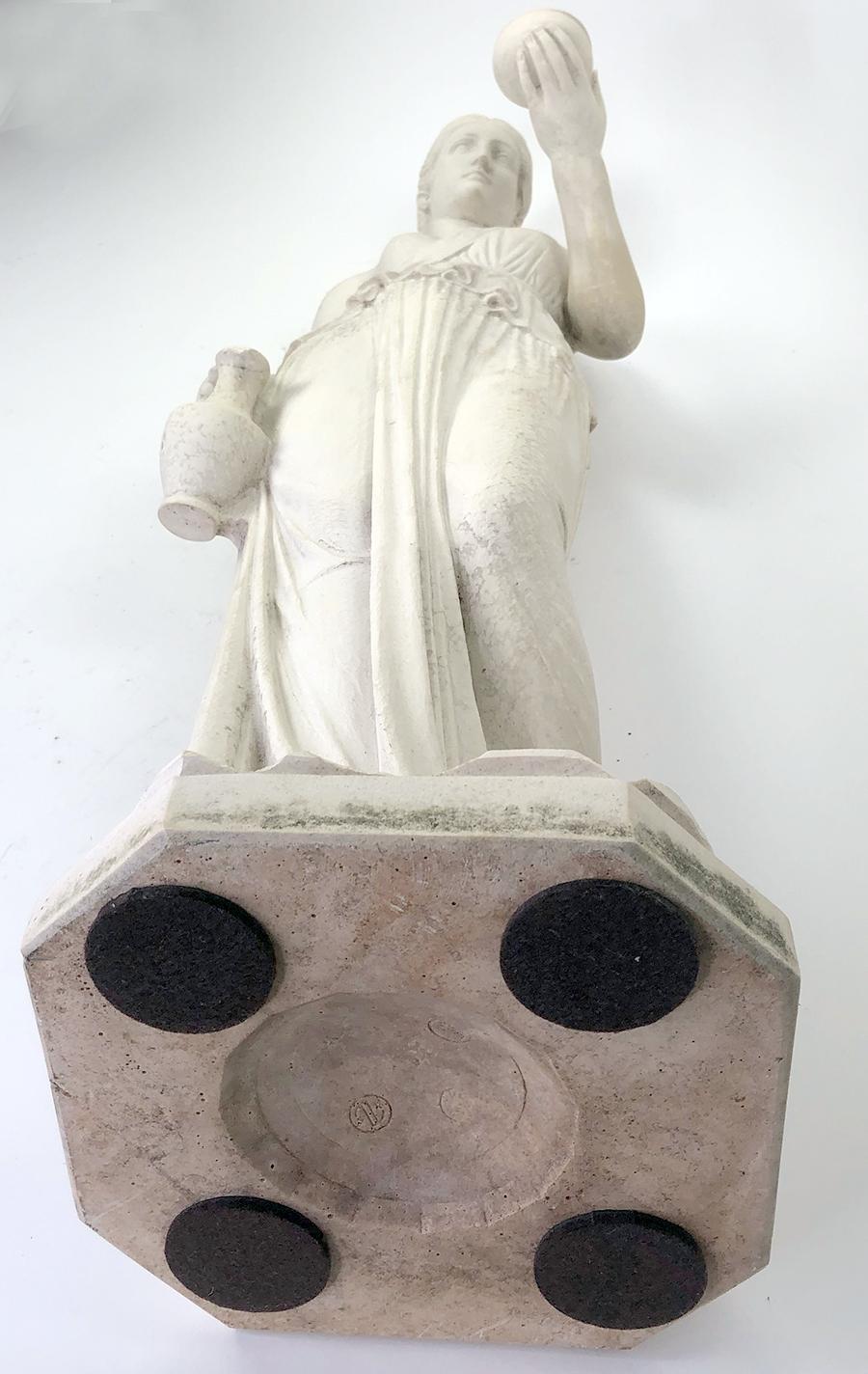 Vintage reproduction of an ancient Greco-Roman style statue For Sale 14