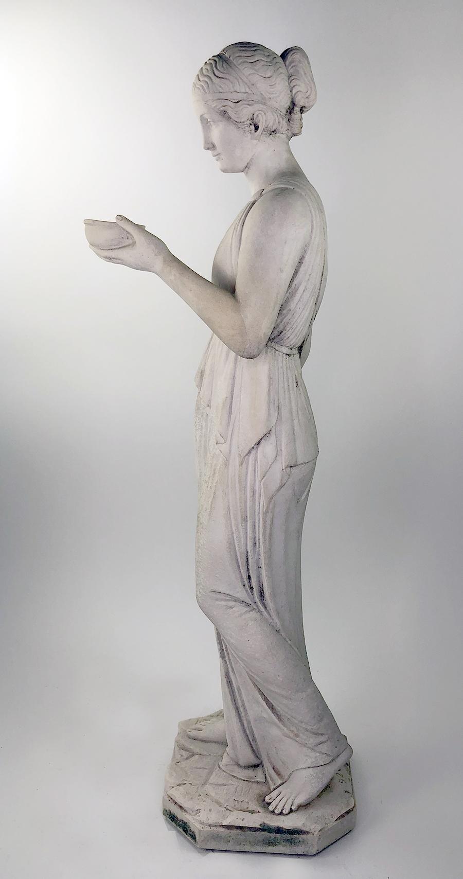 Reproduction vintage d'une statue antique de style Greco-Romain Excellent état - En vente à Dallas, TX