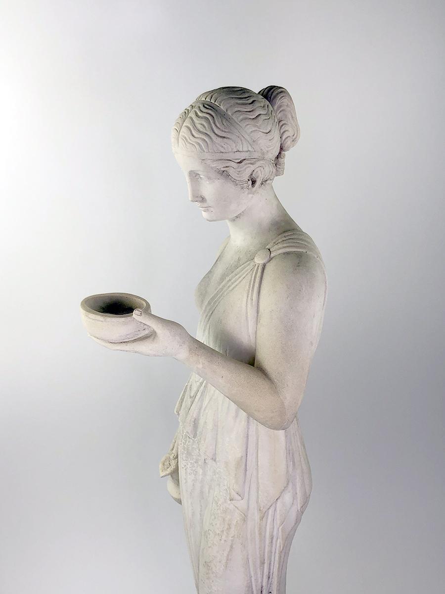 XXIe siècle et contemporain Reproduction vintage d'une statue antique de style Greco-Romain en vente
