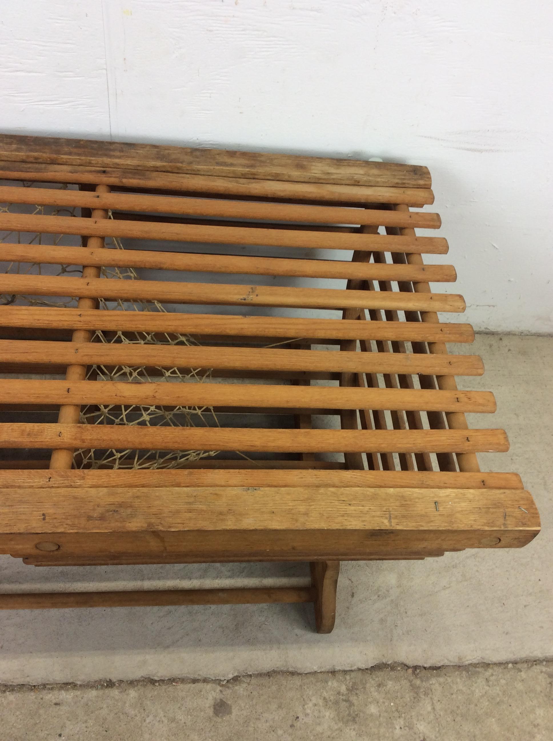 Tavolino da caffè trappola per aragoste in legno vintage riutilizzato in vendita 4