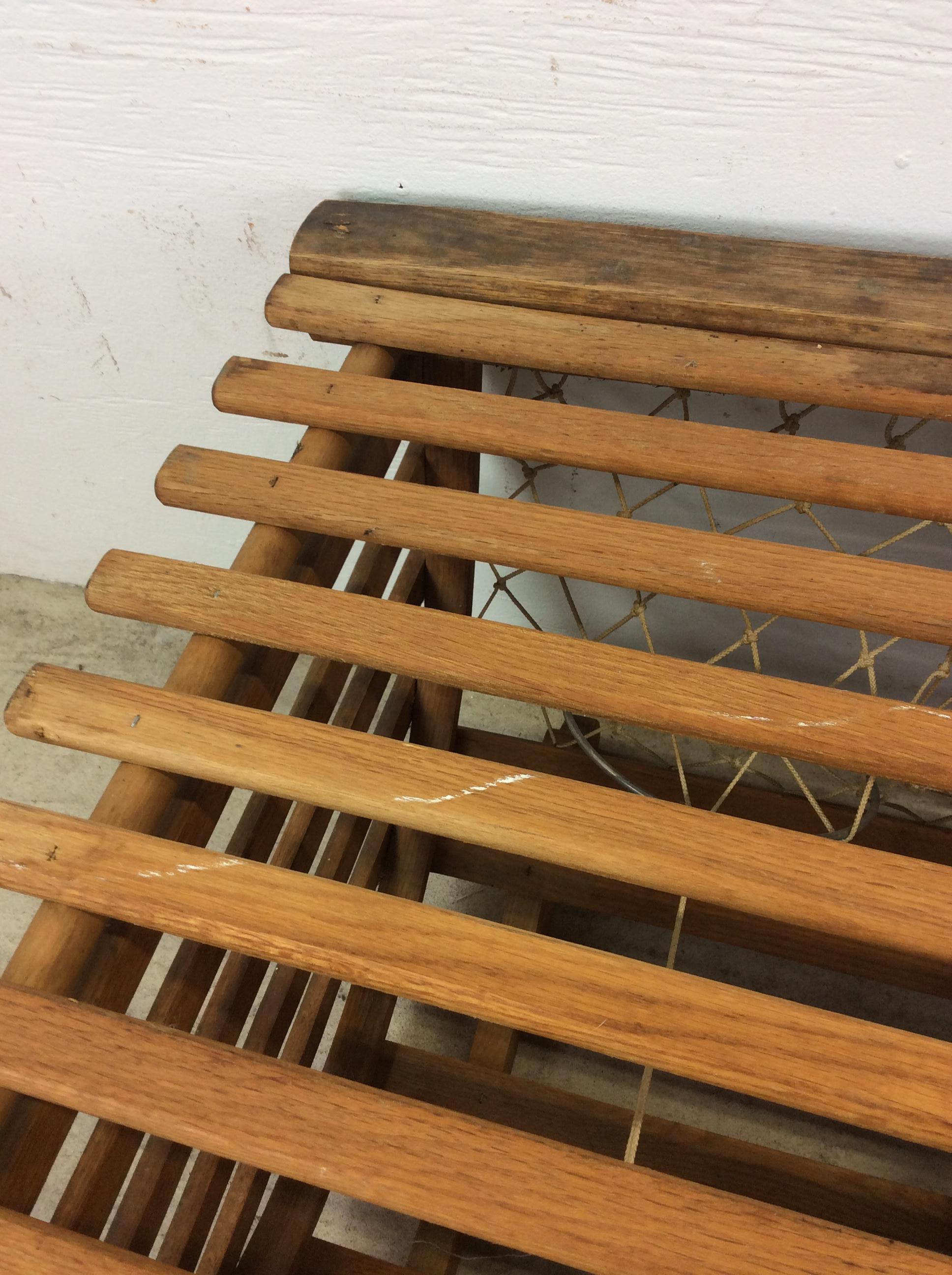 Tavolino da caffè trappola per aragoste in legno vintage riutilizzato in vendita 5