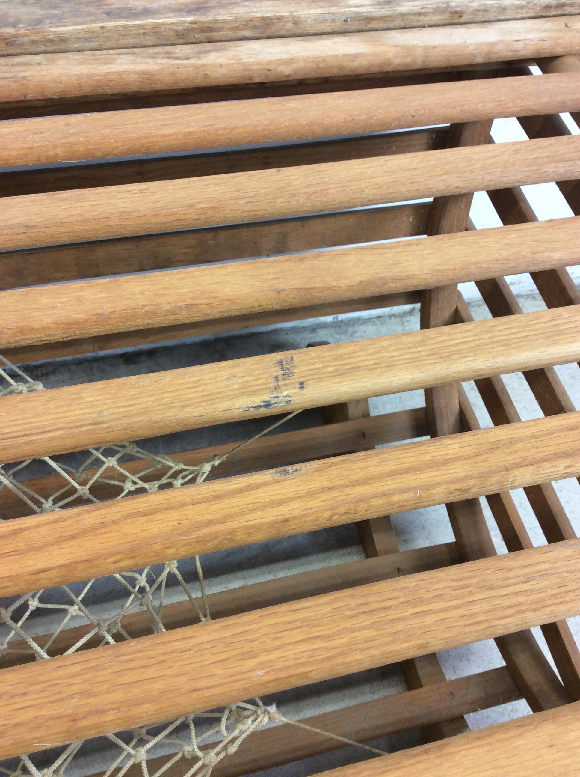 Tavolino da caffè trappola per aragoste in legno vintage riutilizzato in vendita 6