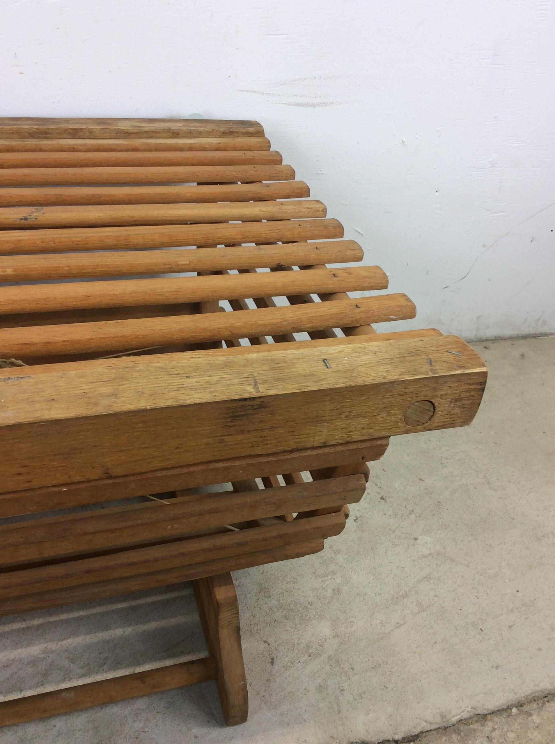 XX secolo Tavolino da caffè trappola per aragoste in legno vintage riutilizzato in vendita