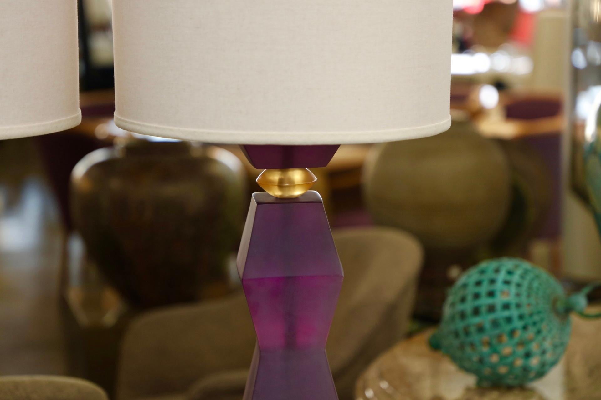 20th Century Vintage Resin Lamps