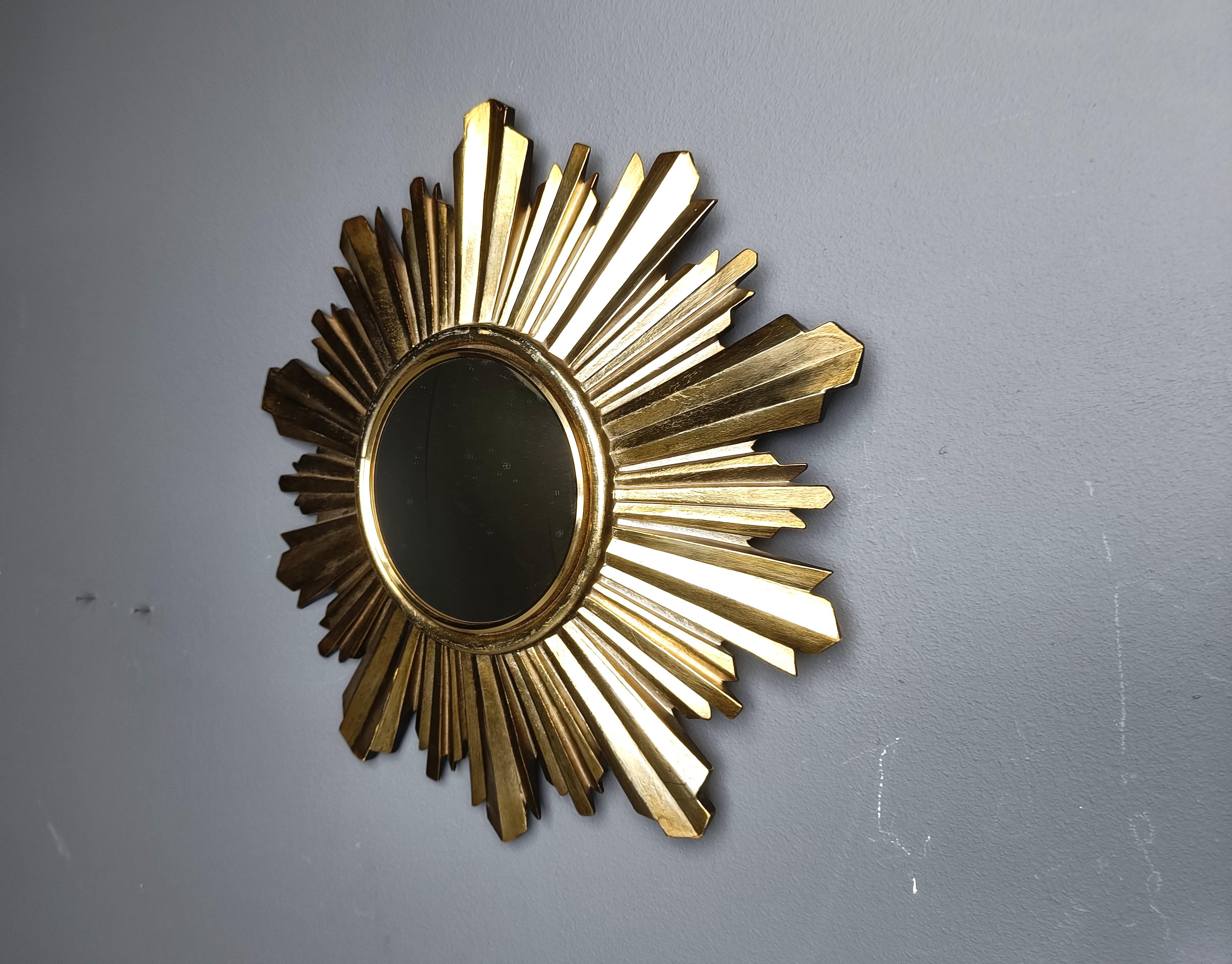 Belga Specchio vintage in resina, anni '60 in vendita