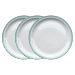 Used Restaurantware Ombre Green Dinner Plates - Shenango China